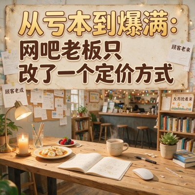 从亏本到爆满：网吧老板只改了一个定价方式