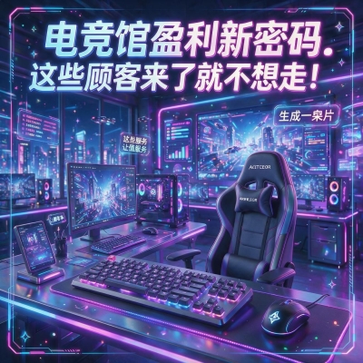 电竞馆盈利新密码：这些增值服务让顾客来了
